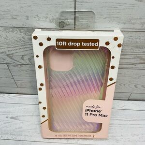 iPhone 11 Pro Max Iridescent Pink Gradient Phone Case